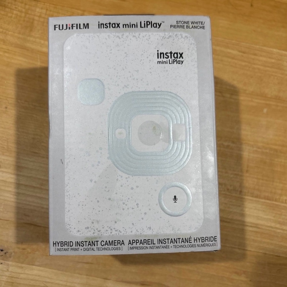 Fujifilm Instax Mini LiPlay Hybrid Camera - White